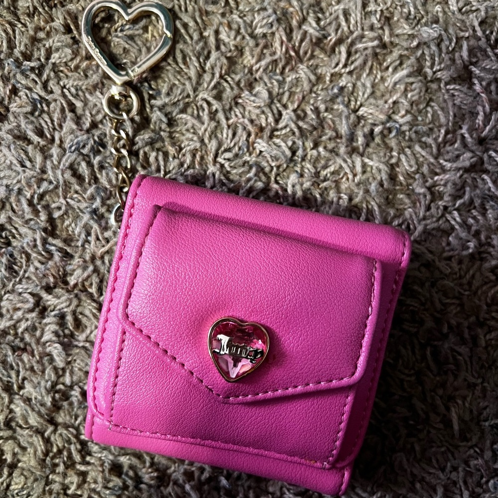 Juicy Couture Vibrant Pink Card Holder